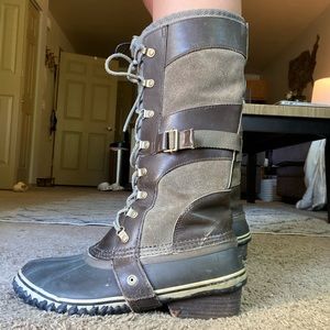 Sorel Tall/Lace up Winter Boots
